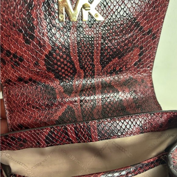 Michael Kors Mott Chain Python Mini Convertible Backpack‎ - Picture 10 of 12